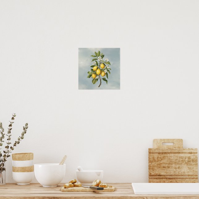Póster La Abundancia de la Primavera: Flor de Limonero (Cocina)