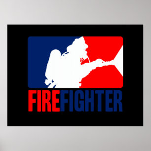 Póster La acción de los bomberos