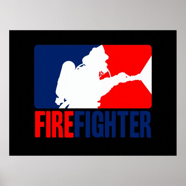 Póster La acción de los bomberos (Frente)