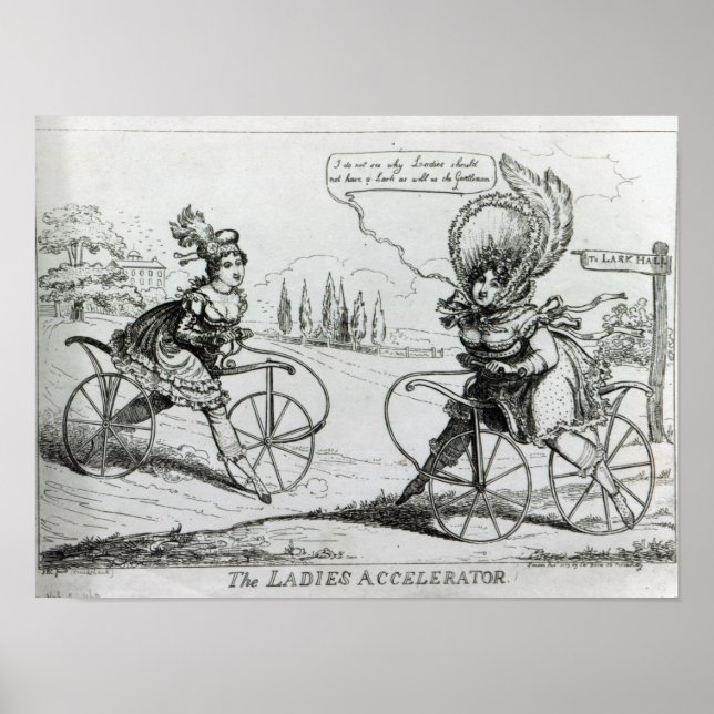Póster La aceleradora de damas, 1819 (Frente)