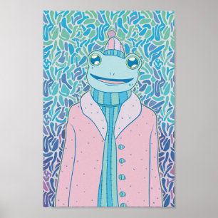 Póster La acogedora rana