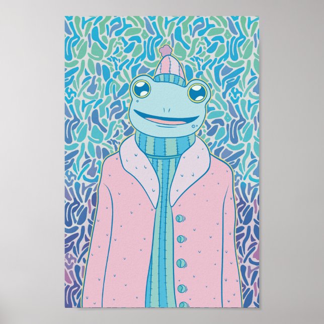 Póster La acogedora rana (Frente)