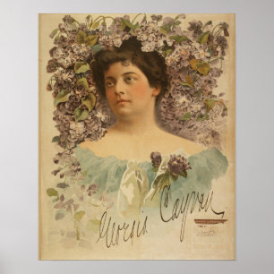 Póster La actriz estadounidense Georgia Eva Cayvan