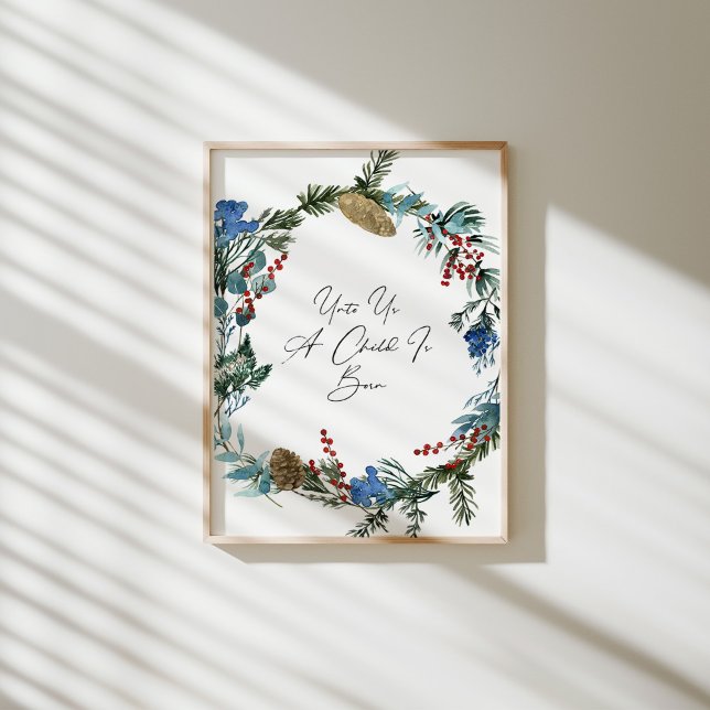 Póster La acuarela para nosotros un niño nace poster (Subido por el creador)