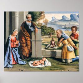 Póster La adoración de los pastores - vacaciones de los n