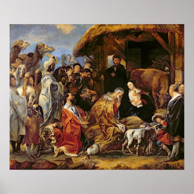 Póster La adoración del Magi (Frente)