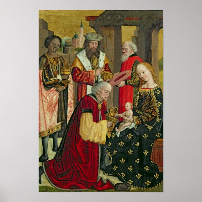 Póster La adoración del Magi, del Altar Domo (Frente)