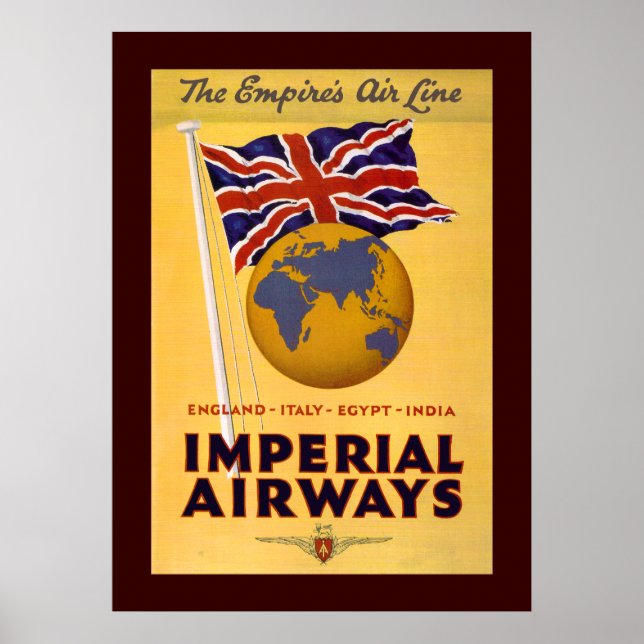 Póster La aerolínea del imperio (Frente)