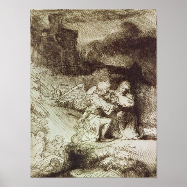 Póster La agonía en el jardín (Frente)