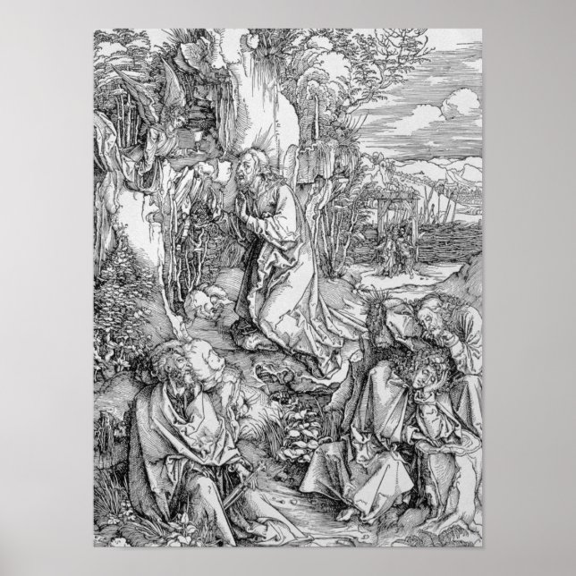 Póster La agonía en el jardín (Frente)