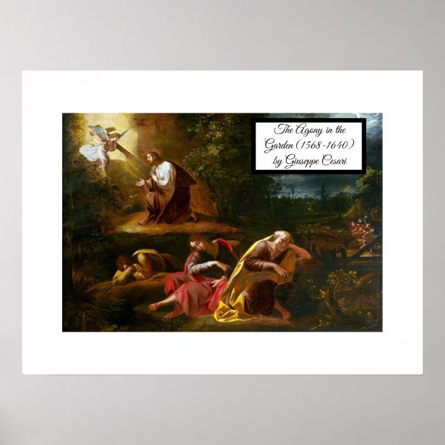 Póster La agonía en el jardín (Frente)