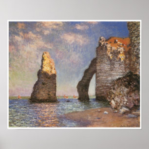 Póster La aguja, Etretat, 1885