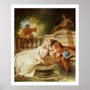 Póster La alarma, 1723 (aceite en lona)