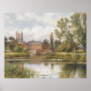 Póster La alberca de molino, 1901 (aceite en lona)