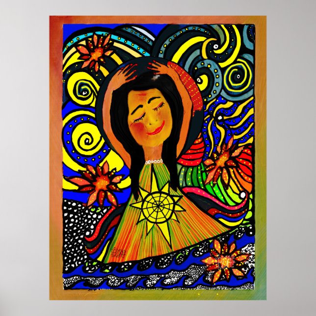 Póster La alegre serenidad: Una celebración de la paz int (Frente)