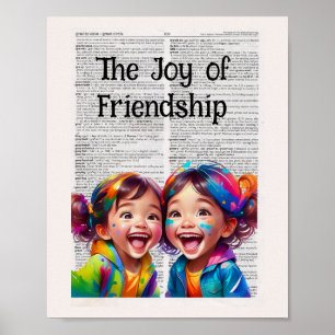 Póster La alegría de la amistad