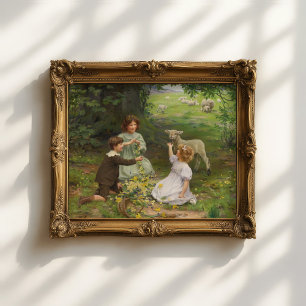 Póster La alegría de la primavera   Arthur John Elsley