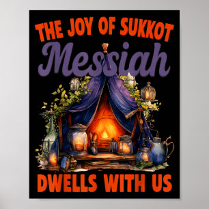 Póster La Alegría De Sukkot El Mesías Habita Con Nosotros