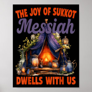 Póster La Alegría De Sukkot El Mesías Habita Con Nosotros