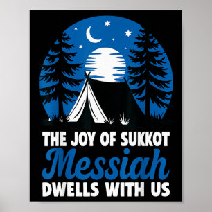 Póster La Alegría De Sukkot El Mesías Habita Con Nosotros