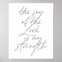 La alegría del Señor es mi guión de fuerza