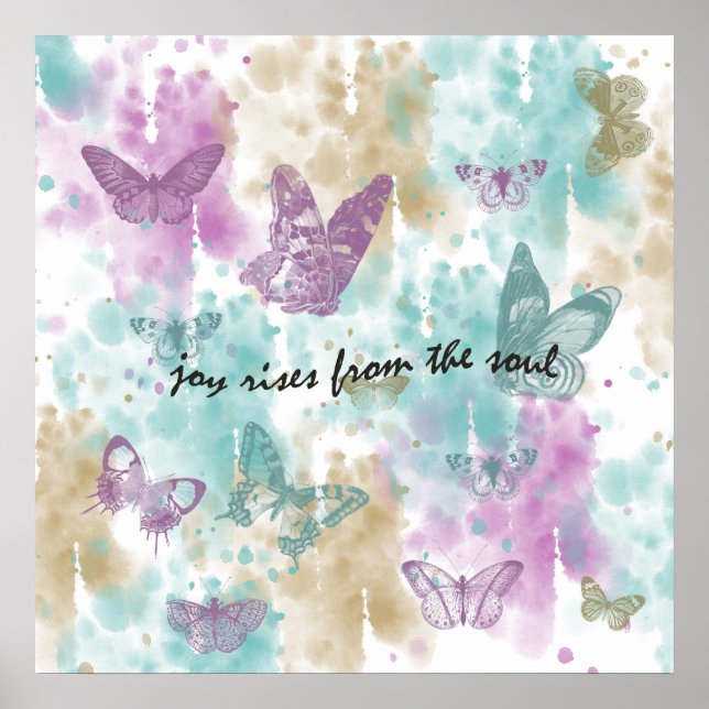 Póster La alegría surge del alma (Frente)