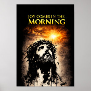 Póster La Alegría Viene en la Mañana