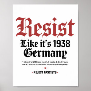 Póster La Alemania de 1938 se resiste al retro