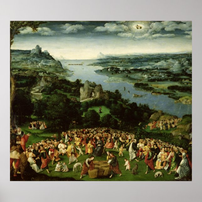 Póster La alimentación de los cinco mil (Frente)