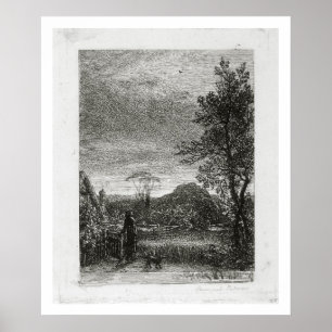 Póster La alondra (aguafuerte)