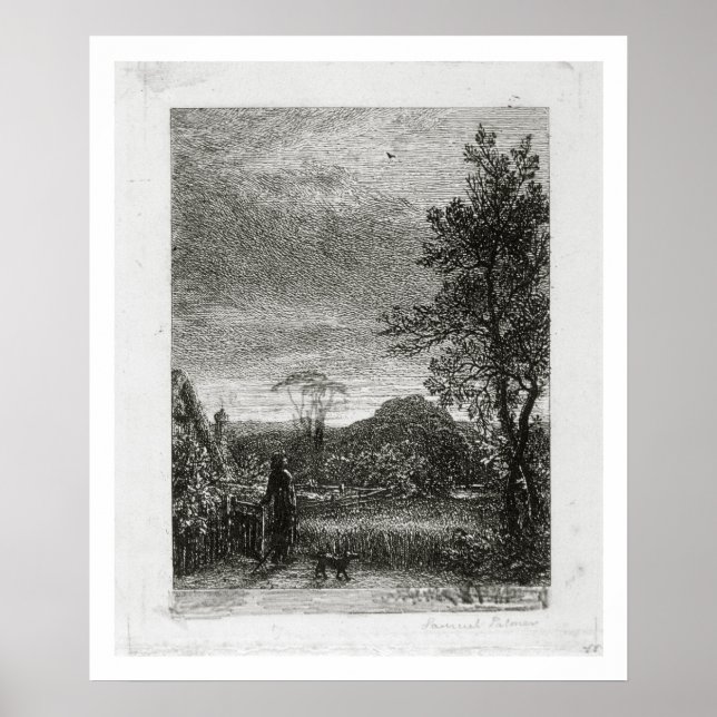 Póster La alondra (grabado) (Frente)