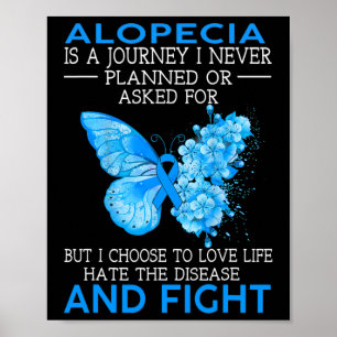 Póster La Alopecia Es Un Viaje Que Nunca Planeé La Maripo