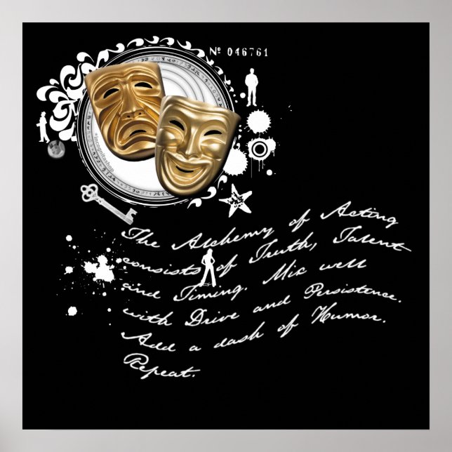 Póster La alquimia de la acción (Frente)