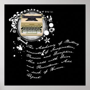 Póster La alquimia de la escritura