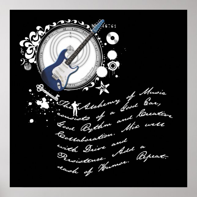 Póster La alquimia de la música (Frente)