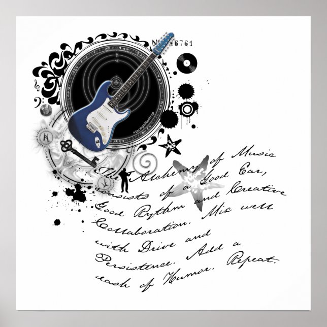 Póster La alquimia de la música (Frente)