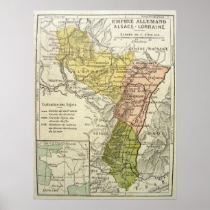 Póster La Alsacia-Lorena