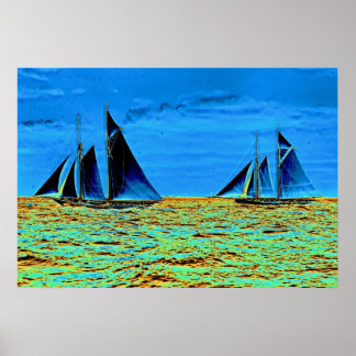 Póster La America's Cup está de acuerdo con el 'Idler' y 