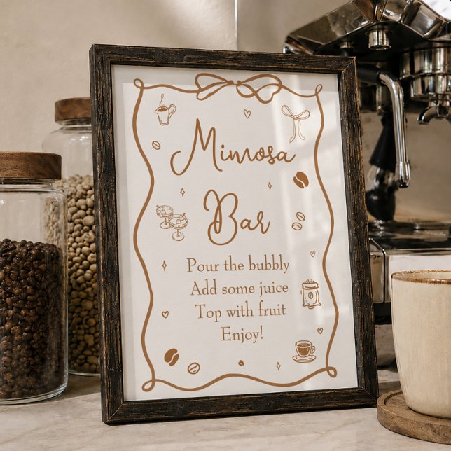Póster La Amor está Preparando Café Bridal Shower Mimosa  (Subido por el creador)
