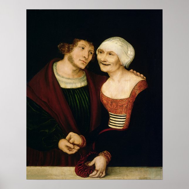 Póster La anciana encantada (Frente)