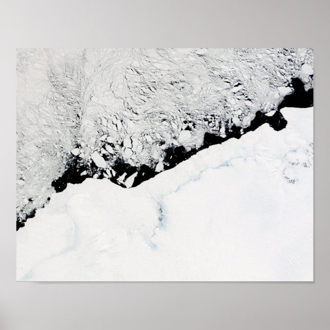 Póster La Antártida Oriental: ½ la Costa del Príncipe Ola (Frente)