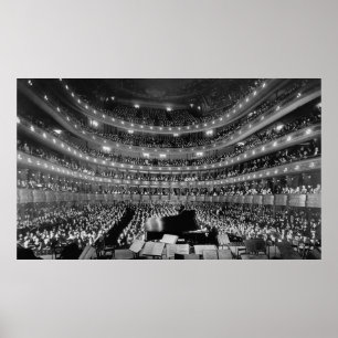 Póster La Antigua Casa Metropolitana De La Ópera 39 St 19