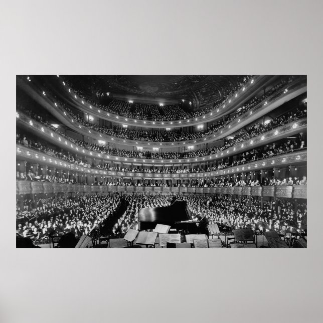 Póster La Antigua Casa Metropolitana De La Ópera 39 St 19 (Frente)
