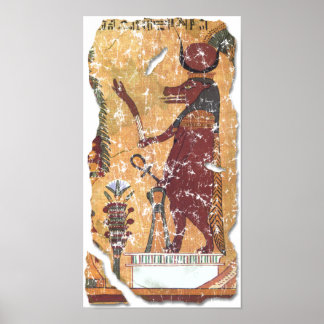 Póster La antigua diosa egipcia Hathor