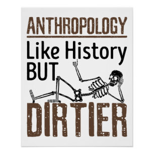 Póster La antropología forense como la historia pero más 