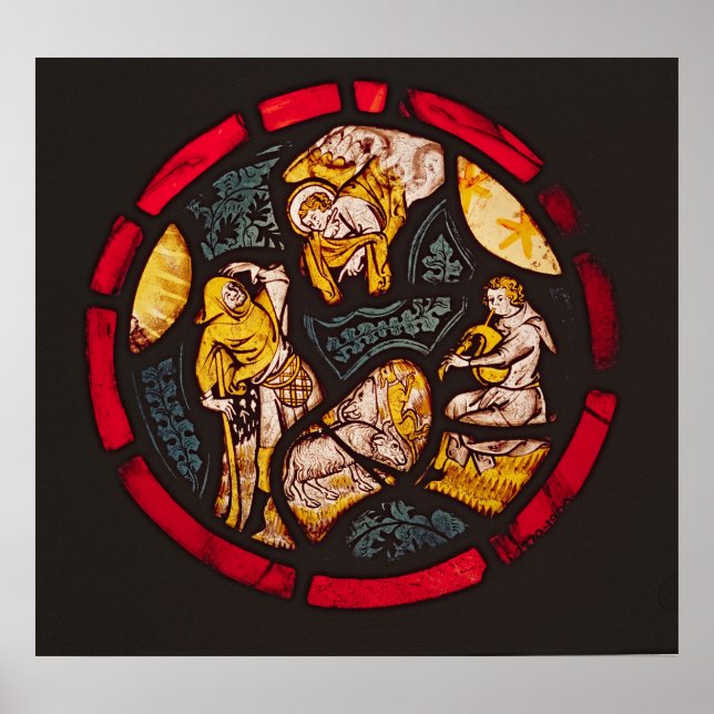 Póster La Anunciación a los Pastores (Frente)