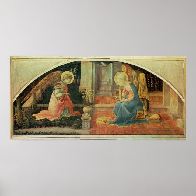 Póster La Anunciación, c.1450-3 (Frente)