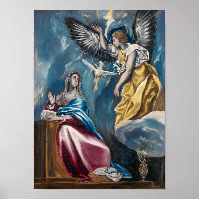 Póster La Anunciación | El Greco | (Frente)