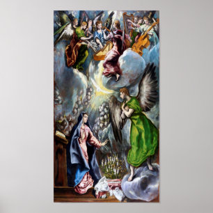 Póster La Anunciación, El Greco