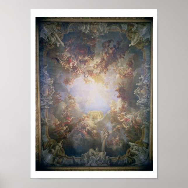 Póster La Apoteosis de Hércules, desde el techo de The (Frente)